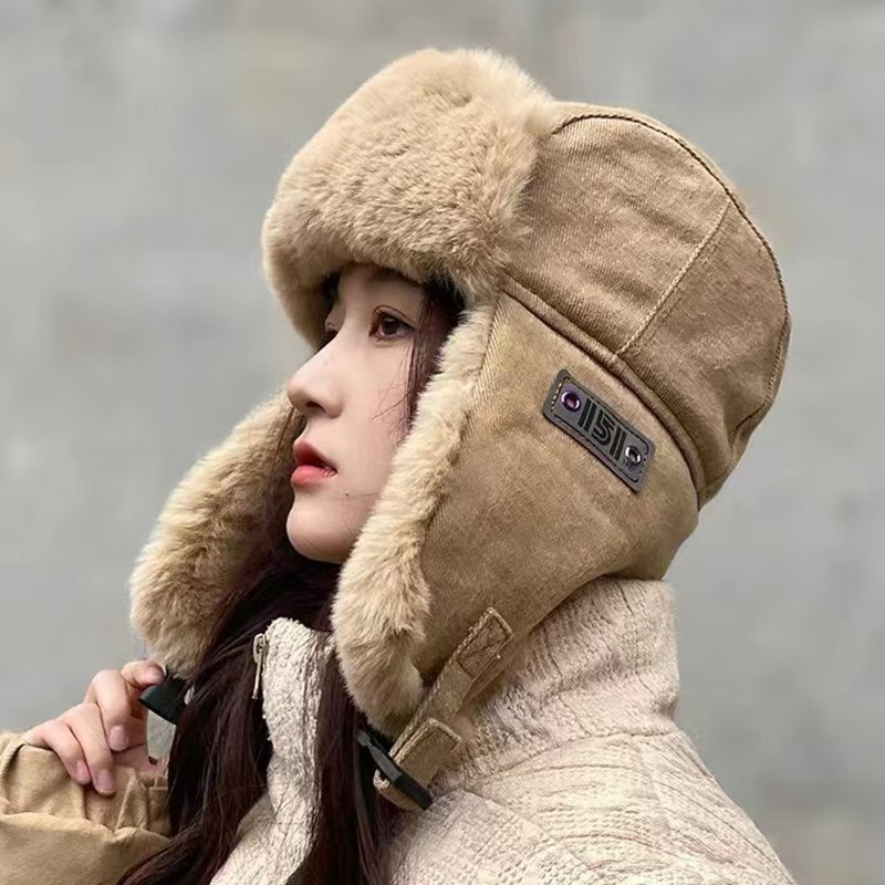 Winter Trapper Hat - Cappello invernale unisex, spesso, stile Lei