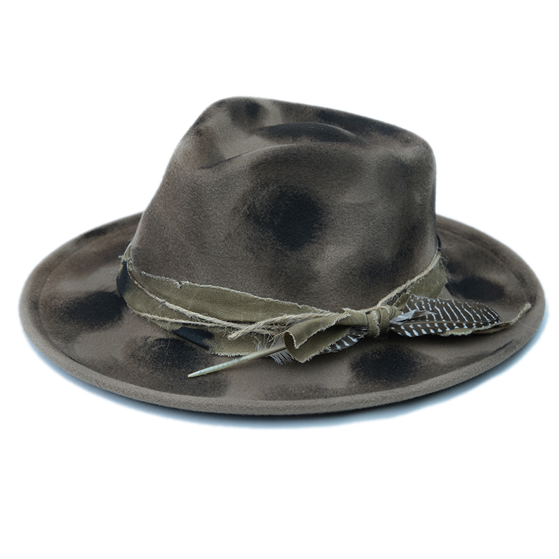 Originale dipinto fuoco Retro  - Fedora Hat Wool recensione e prezzo